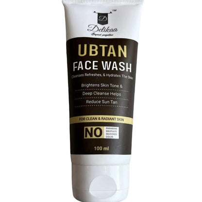 Delikaa Ubtan Face Wash With Turmeric & Neem Extract For Tan Removal And Skin Brightening- 100ml